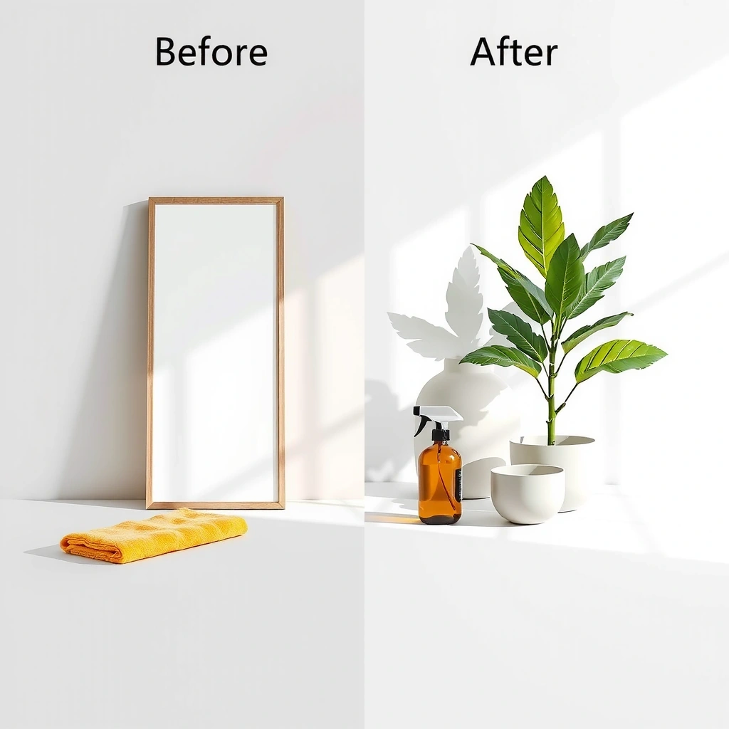 Rezultat final - spațiu impecabil curățat